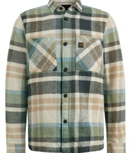 Blouse beige/groen