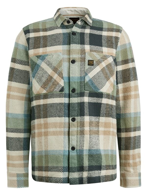 Blouse beige/groen