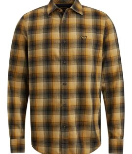Blouse zwart/camel