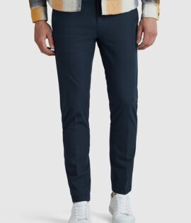 Chinobroek "V12" donkerblauw