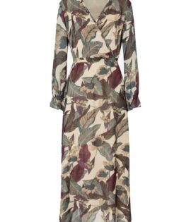 Jurk beige/groen