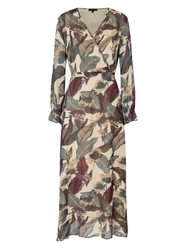 Jurk beige/groen